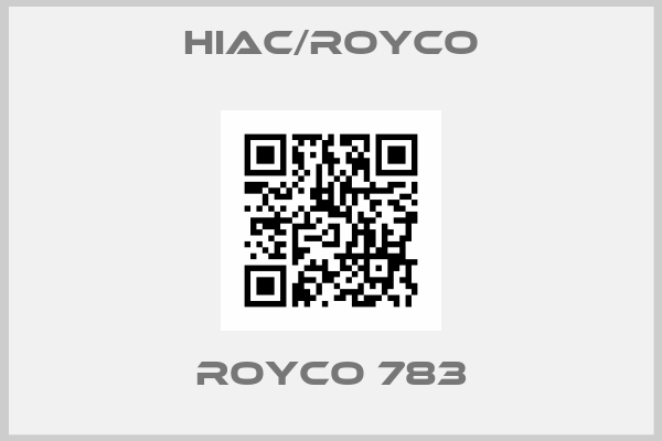 HIAC/ROYCO- ROYCO 783