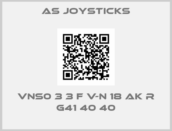 AS Joysticks-VNS0 3 3 F V-N 18 AK R G41 40 40