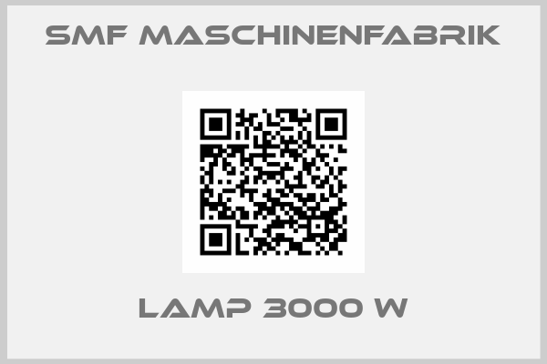 SMF Maschinenfabrik-lamp 3000 W