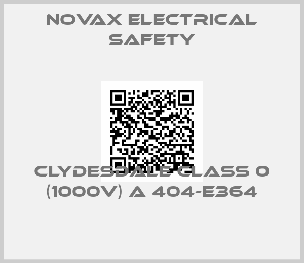 Novax Electrical Safety-Clydesdale Class 0 (1000V) A 404-E364
