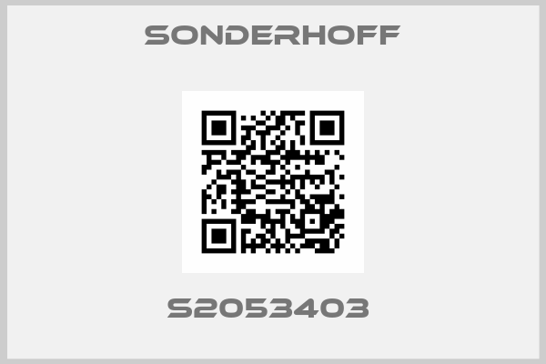 SONDERHOFF-S2053403 