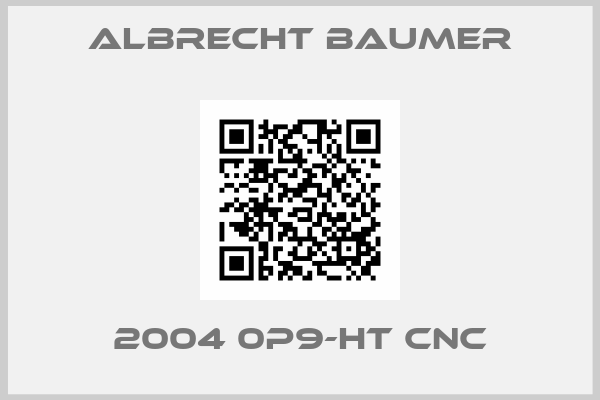 ALBRECHT BAUMER-2004 0P9-HT CNC