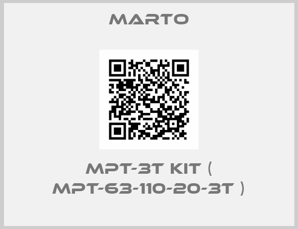 Marto-MPT-3T KIT ( MPT-63-110-20-3T )