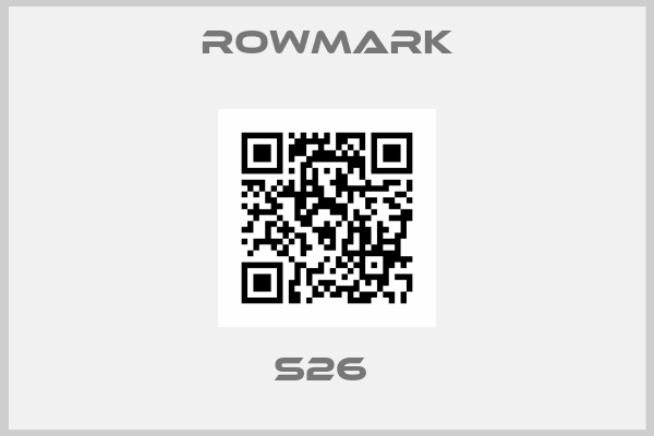 Rowmark-S26 