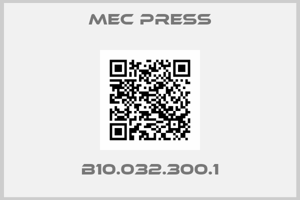 MEC PRESS-B10.032.300.1