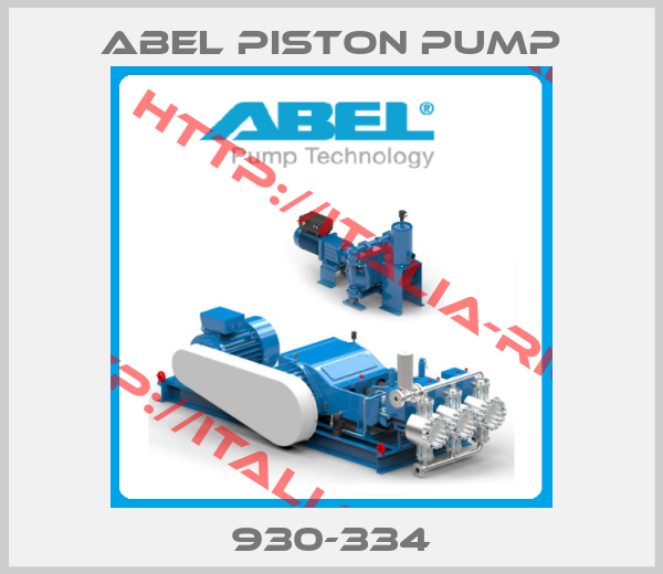 ABEL Piston pump- 930-334