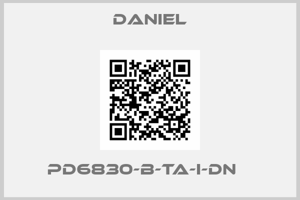 DANIEL- PD6830-B-TA-I-DN   