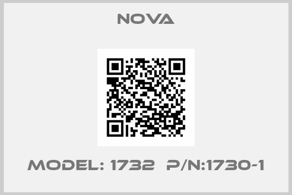 nova-MODEL: 1732  P/N:1730-1