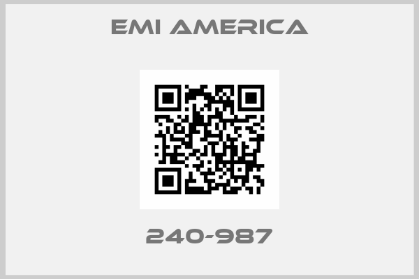 EMI AMERICA-240-987