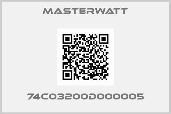 Masterwatt-74C03200D000005