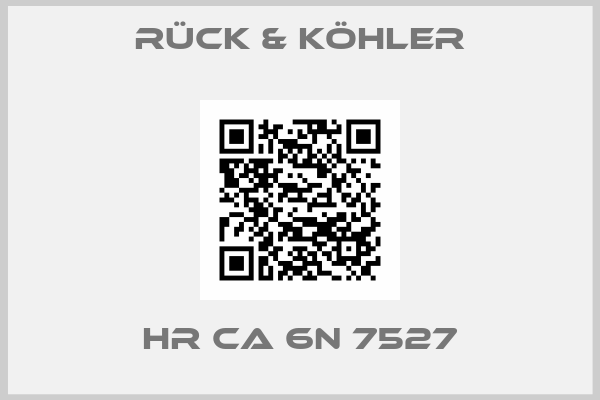 Rück & Köhler-HR CA 6N 7527