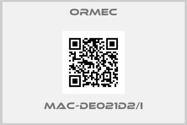 Ormec-MAC-DE021D2/I