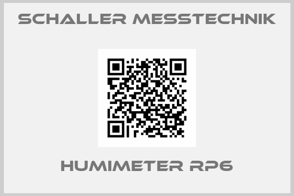 Schaller Messtechnik-Humimeter RP6