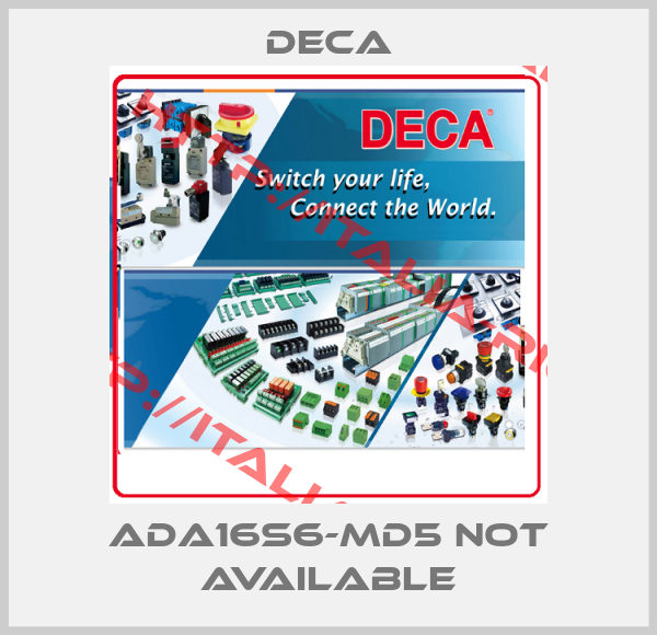 Deca-ADA16S6-MD5 not available