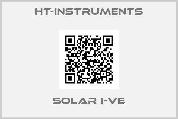 HT-Instruments-SOLAR I-Ve