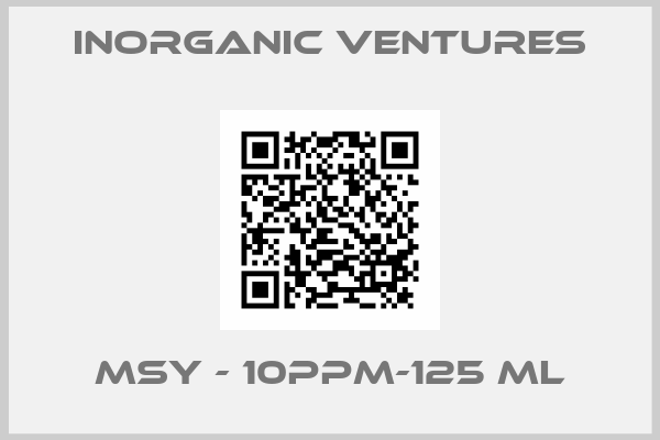 Inorganic Ventures-MSY - 10PPM-125 mL