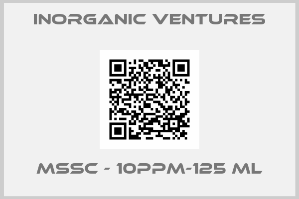 Inorganic Ventures-MSSC - 10PPM-125 mL