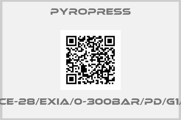 Pyropress-PCE-28/EXIA/0-300BAR/PD/G1/4