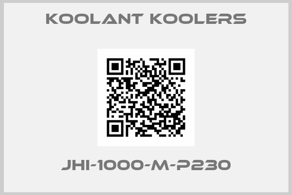 Koolant Koolers-JHI-1000-M-P230