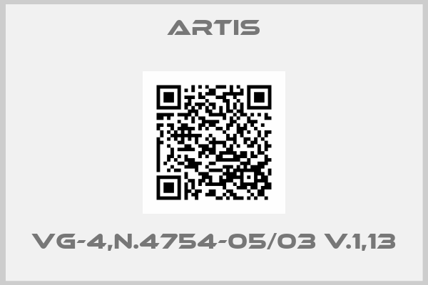 Artis-VG-4,n.4754-05/03 V.1,13