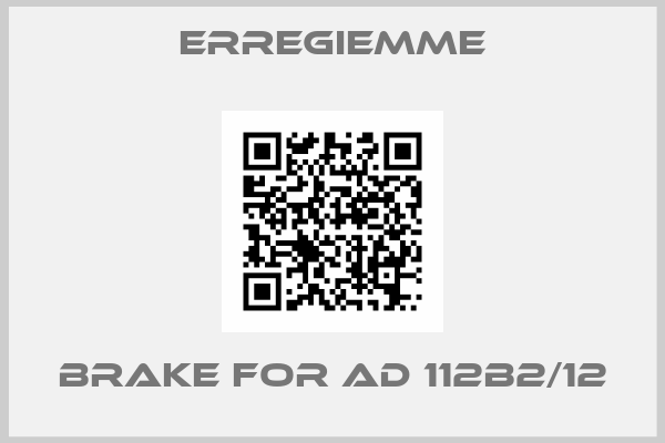 Erregiemme-brake for AD 112B2/12
