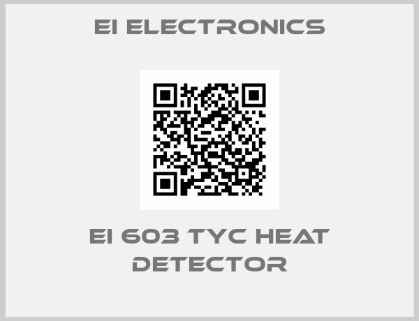 Ei Electronics-Ei 603 TYC Heat detector