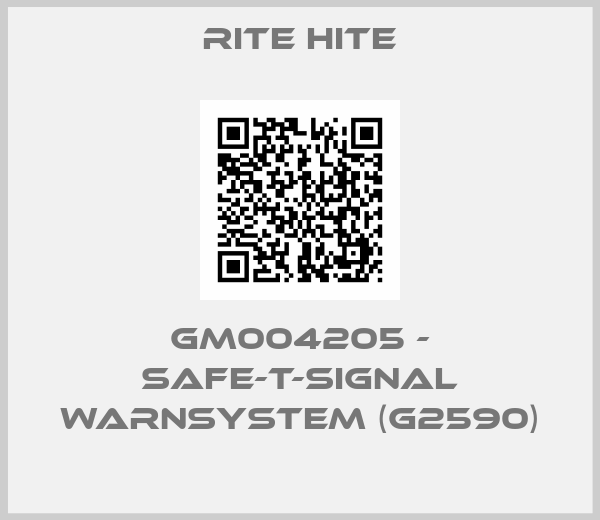 Rite Hite-GM004205 - SAFE-T-SIGNAL WARNSYSTEM (G2590)