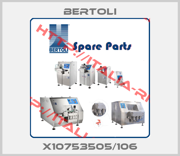 BERTOLI- X10753505/106