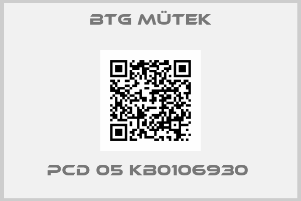 BTG Mütek-PCD 05 KB0106930 