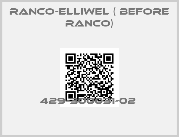 Ranco-elliwel ( before Ranco)-429-300031-02 