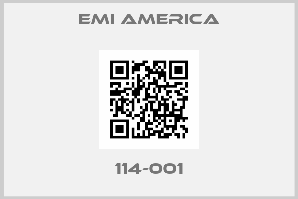 EMI AMERICA-114-001