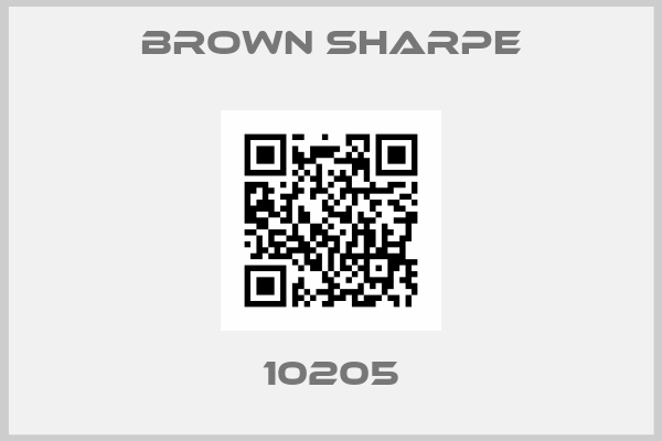 Brown Sharpe-10205