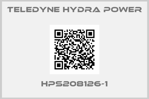Teledyne Hydra Power-HPS208126-1