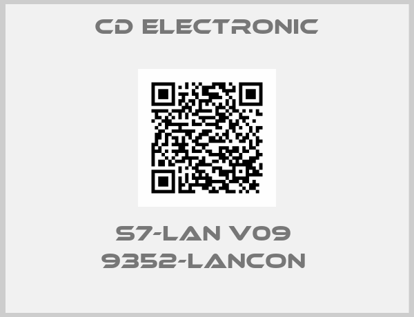 Cd Electronic-S7-LAN V09  9352-LANCON 