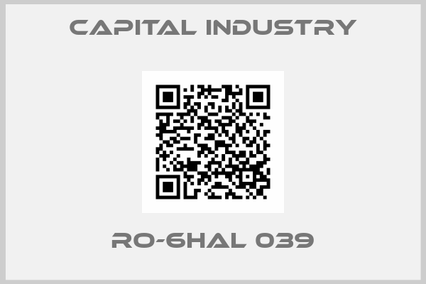 Capital Industry- RO-6HAL 039