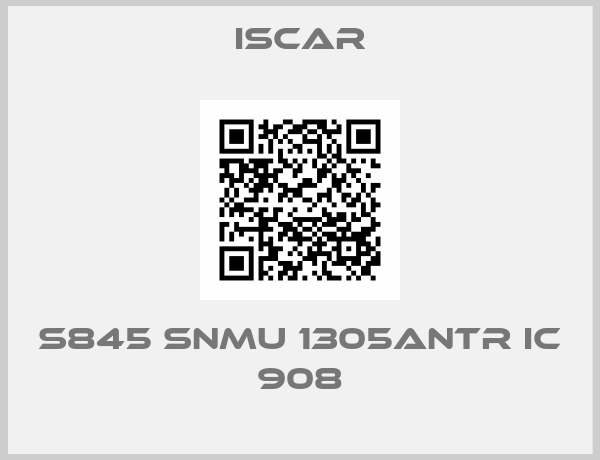 Iscar-S845 SNMU 1305ANTR IC 908