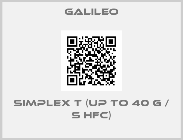 Galileo-SIMPLEX T (up to 40 g / s HFC)