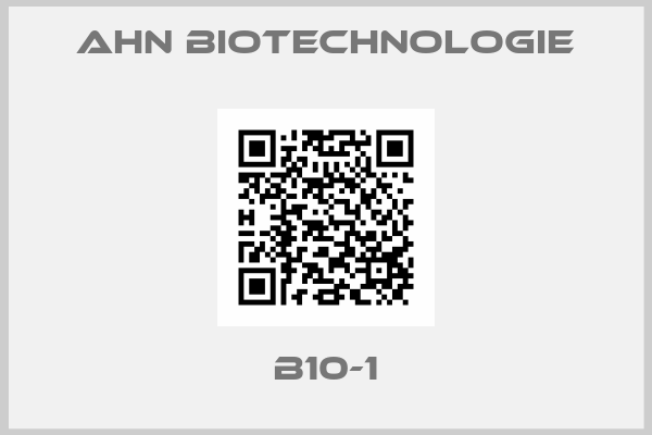 AHN BIOTECHNOLOGIE-B10-1