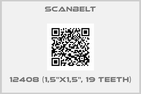 SCANBELT-12408 (1,5“x1,5“, 19 teeth)