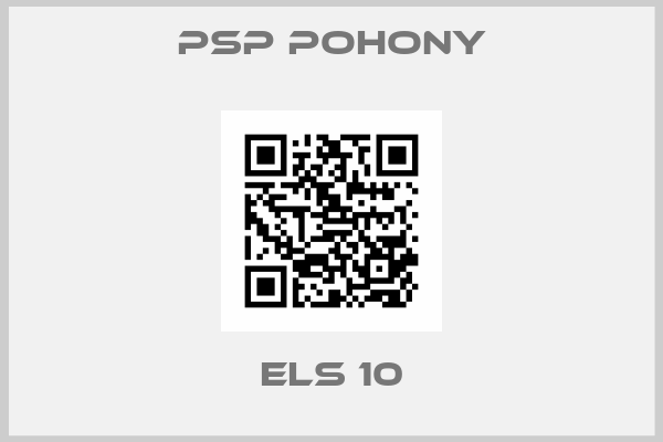 PSP Pohony-ELS 10