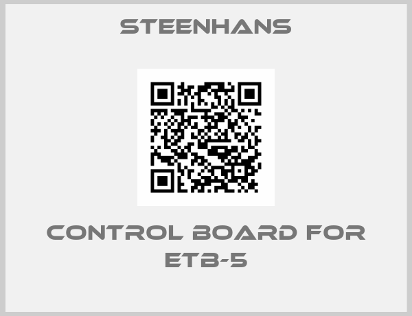 STEENHANS-Control board for ETB-5