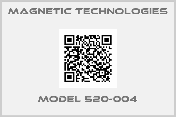MAGNETIC TECHNOLOGIES-Model 520-004