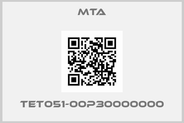 MTA-TET051-00P30000000
