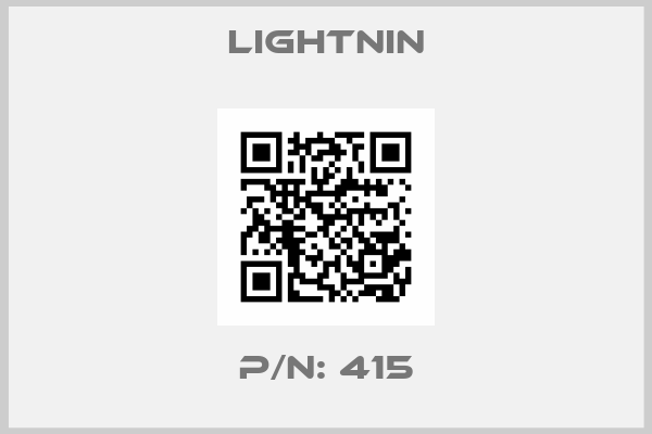 Lightnin-P/N: 415
