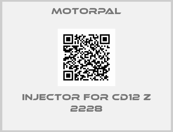 Motorpal-Injector for CD12 Z 2228