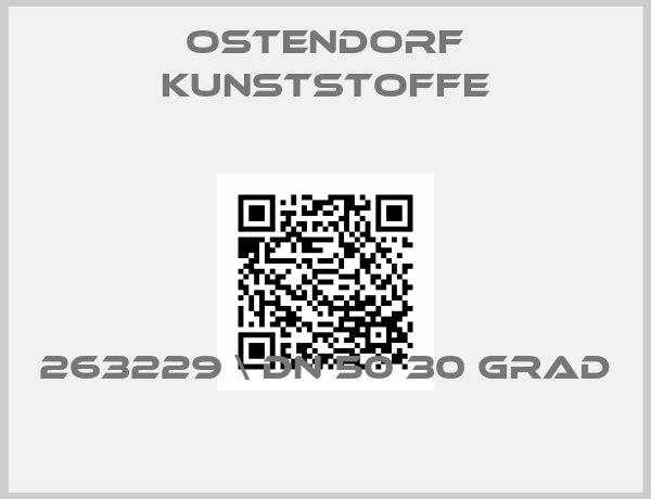 Ostendorf Kunststoffe-263229 \ DN 50 30 Grad