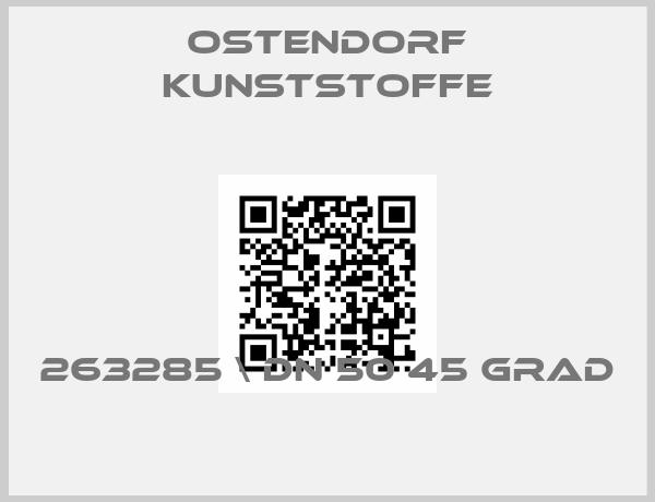Ostendorf Kunststoffe-263285 \ DN 50 45 Grad