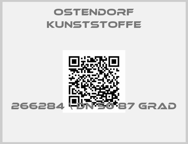 Ostendorf Kunststoffe-266284 \ DN 50 87 Grad