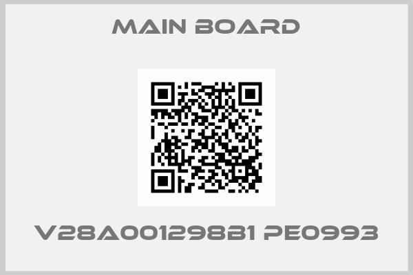 Main Board-V28A001298B1 PE0993