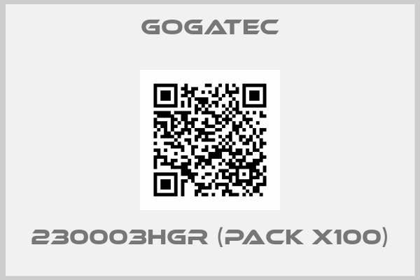 Gogatec-230003HGR (pack x100)